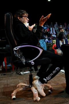 Amitabh also posted images from the sets showcasing the social distancing being followed on sets. Amitabh also posted images from the sets showcasing the social distancing being followed on sets.