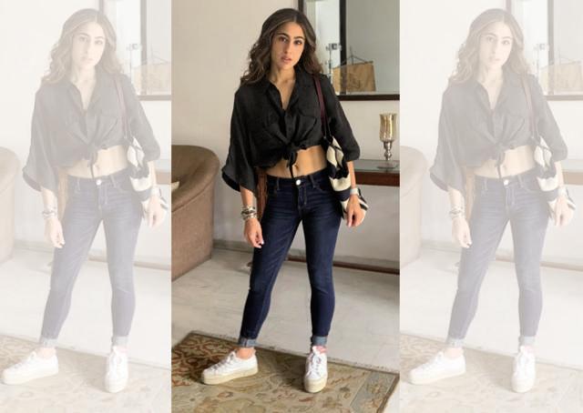 Sara Ali Khan’s textured hairstyle suits both work and play Sara Ali Khan’s textured hairstyle suits both work and play