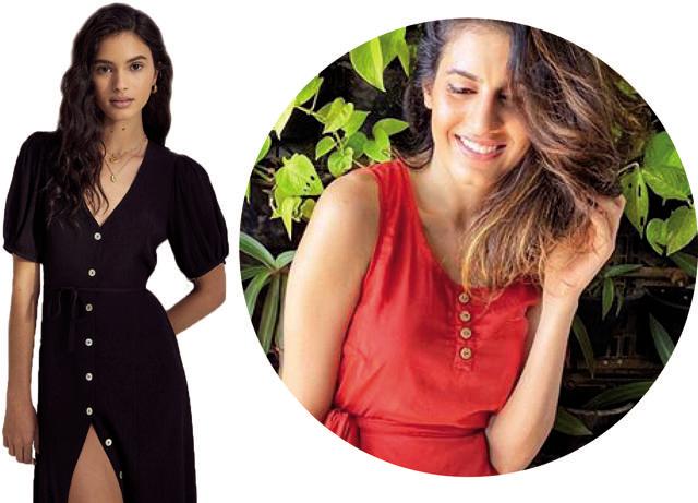 Celebrity stylist Saanchi Gilani (inset) advises avoiding printed outfits on a virtual date Celebrity stylist Saanchi Gilani (inset) advises avoiding printed outfits on a virtual date