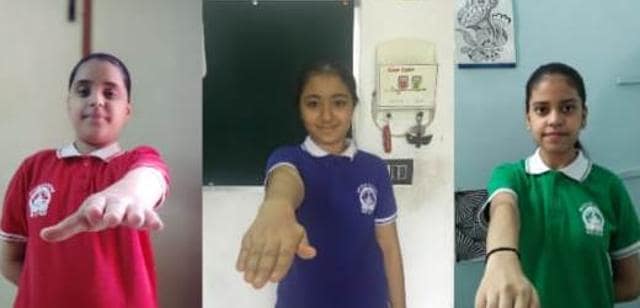Mater Dei School students participated in the activities enthusiastically (HT Photo) Mater Dei School students participated in the activities enthusiastically (HT Photo)