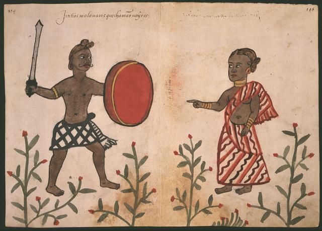 Malabar Nairs in the Codex. (Wikimedia Commons) Malabar Nairs in the Codex. (Wikimedia Commons)