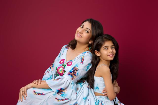 Juhi Parmar with her daughter Samairra. Juhi Parmar with her daughter Samairra.