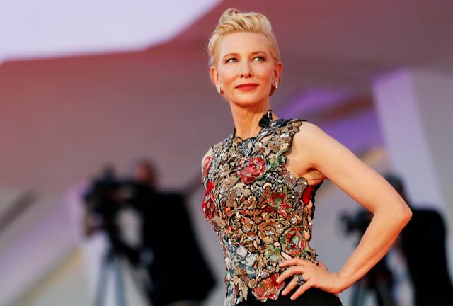 Actor Cate Blanchett poses at the screening of the film Lovers in competition at the the 77th Venice Film Festival. (REUTERS) Actor Cate Blanchett poses at the screening of the film Lovers in competition at the the 77th Venice Film Festival. (REUTERS)