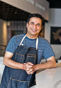 Michelin-starred chef Suvir Saran bows today on Teachers Day to his first Guru, Sabiha Hashmi, an art teacher from his school days at Modern School, Vasant Vihar. Michelin-starred chef Suvir Saran bows today on Teachers Day to his first Guru, Sabiha Hashmi, an art teacher from his school days at Modern School, Vasant Vihar.