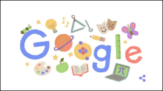 Google’s doodle for Teachers’ Day 2020 (Google homepage)