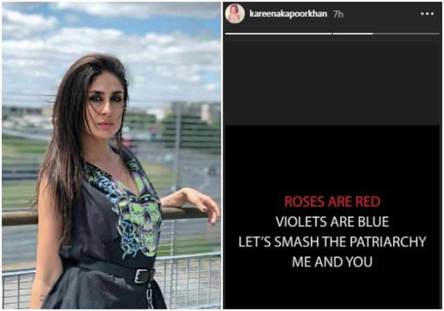 Kareena Kapoor shared it as an Instagram story. Kareena Kapoor shared it as an Instagram story.