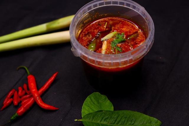 Vegan Tom Yum soup by chef Vikramjit Roy Vegan Tom Yum soup by chef Vikramjit Roy
