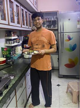 Arpit Garg, a PG resident at Safdarjung Hospital, has taken cooking to de-stress amid the pandemic. Arpit Garg, a PG resident at Safdarjung Hospital, has taken cooking to de-stress amid the pandemic.