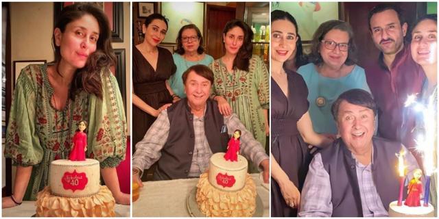 Kareena Kapoor with her family. Kareena Kapoor with her family.