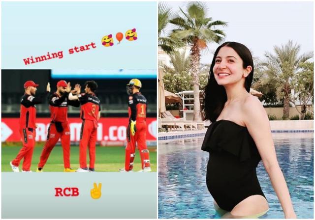 Anushka congatulated RCB for their win on Monday. Anushka congatulated RCB for their win on Monday.