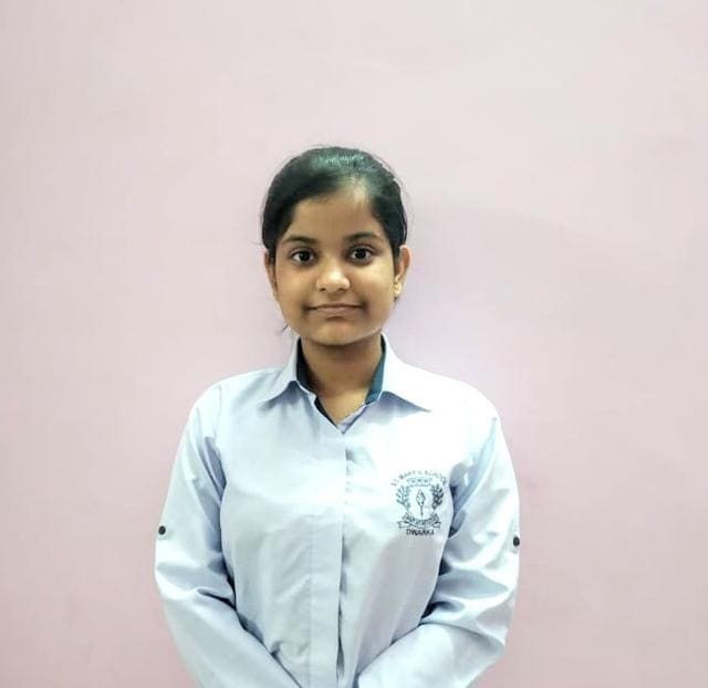 Neera Ahlawat, Class 9 A, St. Mary’s School, Dwarka (HT Photo) Neera Ahlawat, Class 9 A, St. Mary’s School, Dwarka (HT Photo)