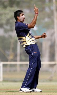 Rahul Sharma’s figures of 4-0-7-2 against the Mumbai Indians were the most economical of the 2011 edition. He finished the tournament with 16 wickets. (Santosh Harare / HT Photo) Rahul Sharma’s figures of 4-0-7-2 against the Mumbai Indians were the most economical of the 2011 edition. He finished the tournament with 16 wickets. (Santosh Harare / HT Photo)