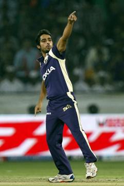 At the 2011 IPL, Iqbal Abdulla returned with 16 wickets for Kolkata Knight Riders, the most for the team that season. (Kunal Patil./ HT Photo) At the 2011 IPL, Iqbal Abdulla returned with 16 wickets for Kolkata Knight Riders, the most for the team that season. (Kunal Patil./ HT Photo)