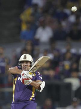 In 2012, Shukla scored 24 off 11 for KKR in the semi-final against Delhi Daredevils, helping his team get to the final. (Vijayanand Gupta / HT Photo) In 2012, Shukla scored 24 off 11 for KKR in the semi-final against Delhi Daredevils, helping his team get to the final. (Vijayanand Gupta / HT Photo)