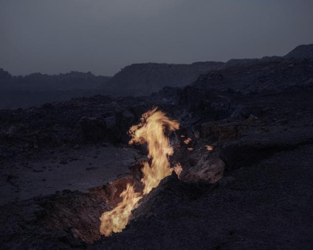 "Like an electric flower, nothingness." (From ‘Centralia’ by Poulomi Basu)