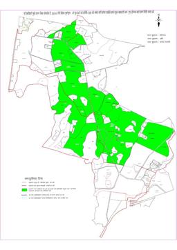 A map of the reserved forest area to be declared in Aarey. (Sourced) A map of the reserved forest area to be declared in Aarey. (Sourced)
