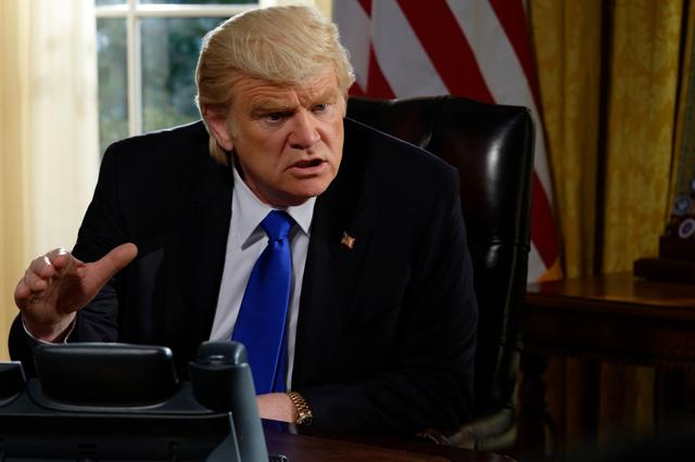 Bredan Gleeson as Donald Trump, in a still from The Comey Rule. Bredan Gleeson as Donald Trump, in a still from The Comey Rule.