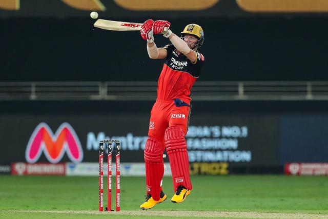 AB de Villiers plays a shot during the Indian Premier League 2020 cricket match against Mumbai Indians. (PTI) AB de Villiers plays a shot during the Indian Premier League 2020 cricket match against Mumbai Indians. (PTI)
