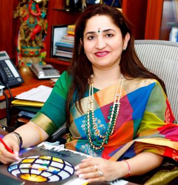 Swarnima Luthra , Principal , ASN Senior Secondary School, Mayur Vihar (HT Photo)