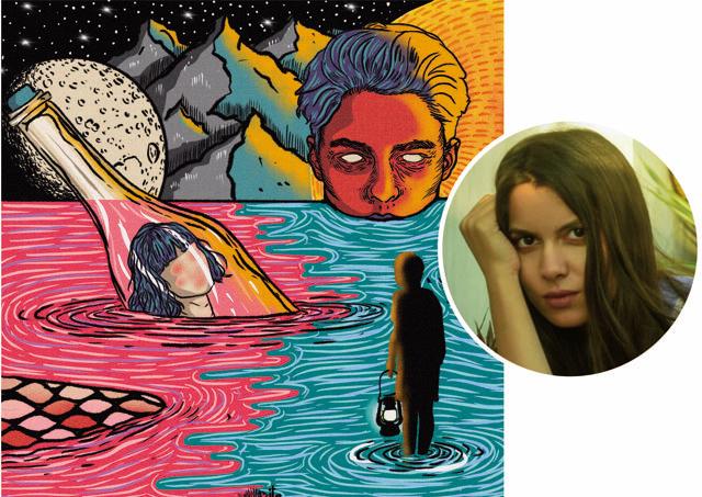 Ishita, 20, made her debut with the video of Watercolour, a song by Sanjeeta Bhattacharya and Dhruv Visvanath,that focuses on abstract art Ishita, 20, made her debut with the video of Watercolour, a song by Sanjeeta Bhattacharya and Dhruv Visvanath,that focuses on abstract art