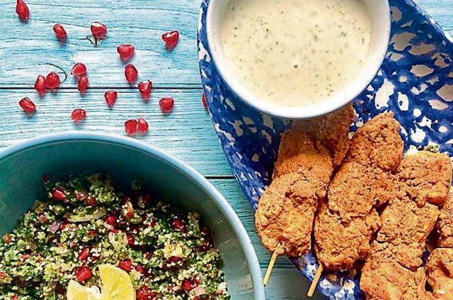 Chicken Shish Taouk &amp; Tabbouleh (HTC)