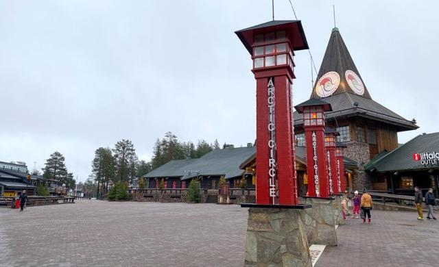 A general view shows the main square of the Santa Claus Village in the Arctic Circle near Rovaniemi, Finland. (REUTERS) A general view shows the main square of the Santa Claus Village in the Arctic Circle near Rovaniemi, Finland. (REUTERS)