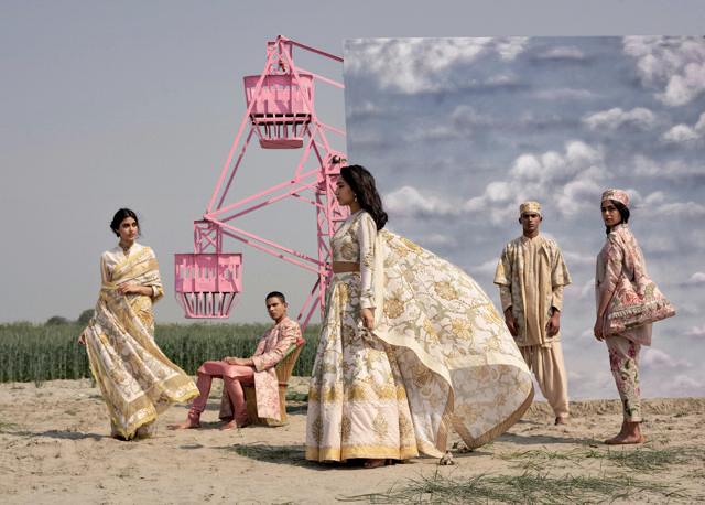 The Gulabi Mela spring-summer 2019 campaign drew inspiration from the vibrant fairs of Sindh, Pakistan
