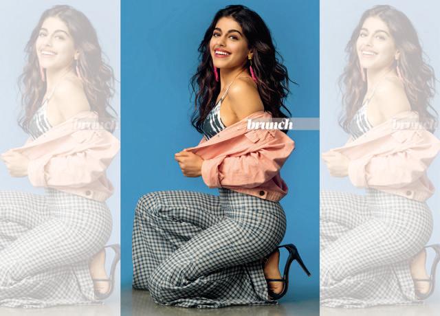 Alaya says the definition of being a famous actor is everchanging and so fleeting. On her: Bralette; H&amp;M; jacket, Freakins; pants, Appapop; earrings, Outhouse Jewellery (Subi Samuel)