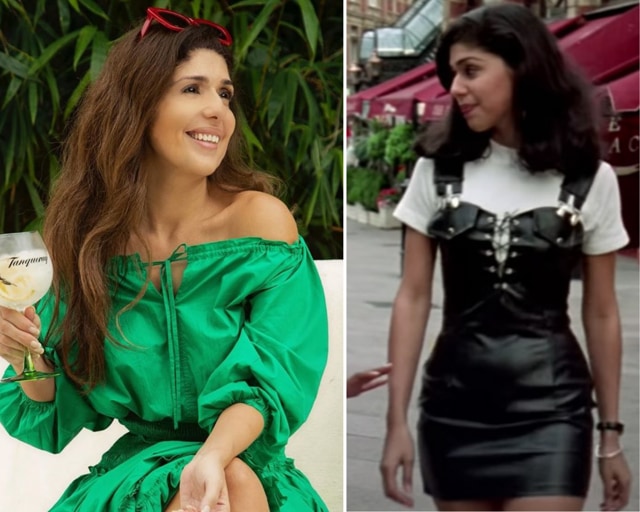 A recent photograph of Anaita Shroff Adajania and in DDLJ. (Instagram/ Movie Still) A recent photograph of Anaita Shroff Adajania and in DDLJ. (Instagram/ Movie Still)