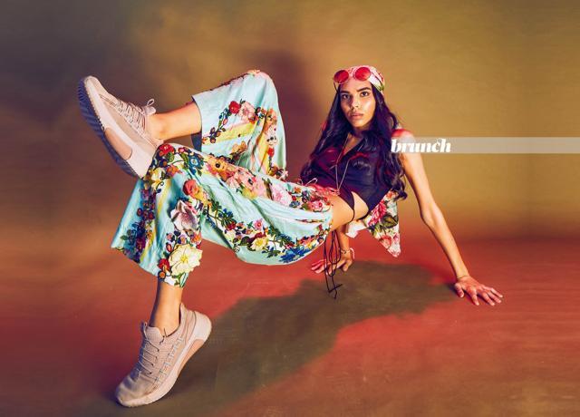 Mansi struggled with body image issues and always felt she was never skinny enough. Pants and shirt used as a head scarf, Pèro; blouse, Eka; heels, Mango; sunglasses, Marc Jacobs; neckpiece, Eurumme; bracelet, Outhouse Jewellery (Shivamm Paathak) Mansi struggled with body image issues and always felt she was never skinny enough. Pants and shirt used as a head scarf, Pèro; blouse, Eka; heels, Mango; sunglasses, Marc Jacobs; neckpiece, Eurumme; bracelet, Outhouse Jewellery (Shivamm Paathak)