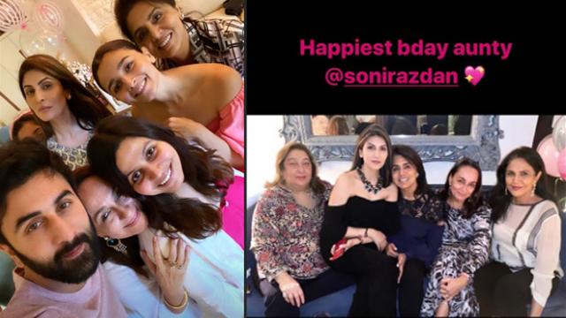 Riddhima shared a selfie from Soni Razdan’s birthday party and a throwback picture to wish her on Instagram. Riddhima shared a selfie from Soni Razdan’s birthday party and a throwback picture to wish her on Instagram.