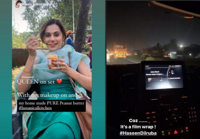 Taapsee wraps up Haseen Dilruba. Taapsee wraps up Haseen Dilruba.