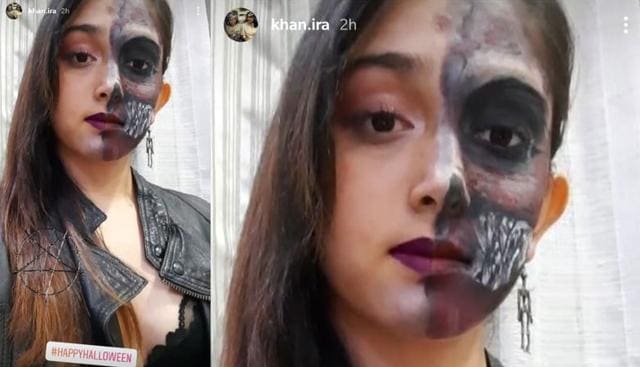 Ira Khan decks up or Halloween. Ira Khan decks up or Halloween.