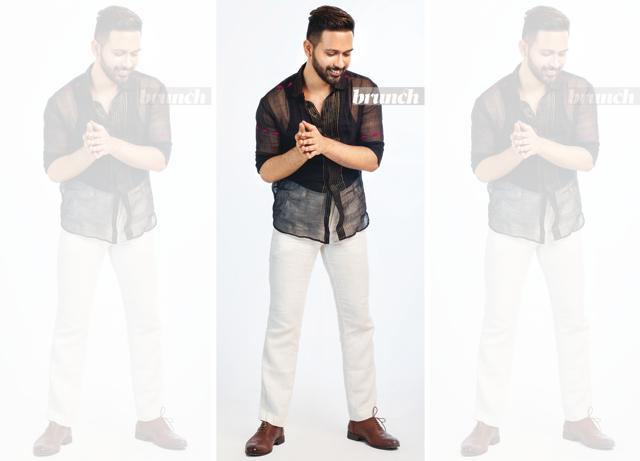 Krishnendu’s mother was about to give away the Jamdani sari which he turned into a sheer shirt. Shirt (his own); pants, Allen Solly; shoes, Bata (Shivamm Paathak) Krishnendu’s mother was about to give away the Jamdani sari which he turned into a sheer shirt. Shirt (his own); pants, Allen Solly; shoes, Bata (Shivamm Paathak)