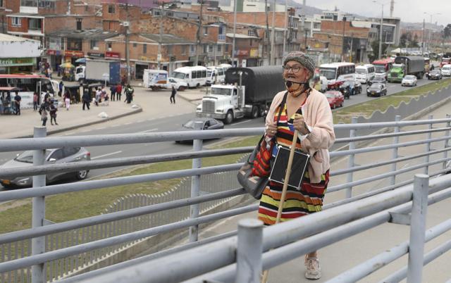 Marlene Alfonso, a 69-year-old Venezuelan grandmother who goes by “Toothless Cindy”. (AP) Marlene Alfonso, a 69-year-old Venezuelan grandmother who goes by “Toothless Cindy”. (AP)