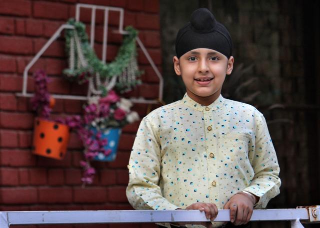 “I am worried about school. How will it be to be in school, with friends, going and coming every day?” Harfateh Singh says. (Gurminder Singh / HT Photo)