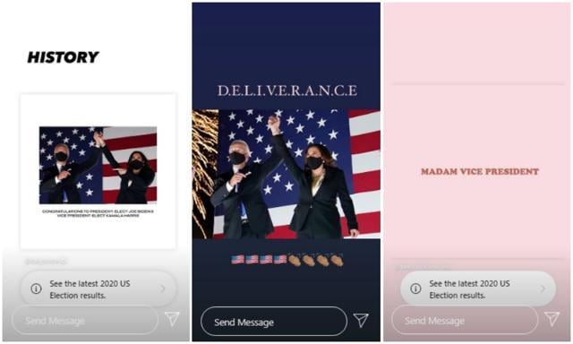 Shibani Dandekar, Swara Bhasker and Neha Dhupia congratulated Joe Biden and Kamala Harris. Shibani Dandekar, Swara Bhasker and Neha Dhupia congratulated Joe Biden and Kamala Harris.