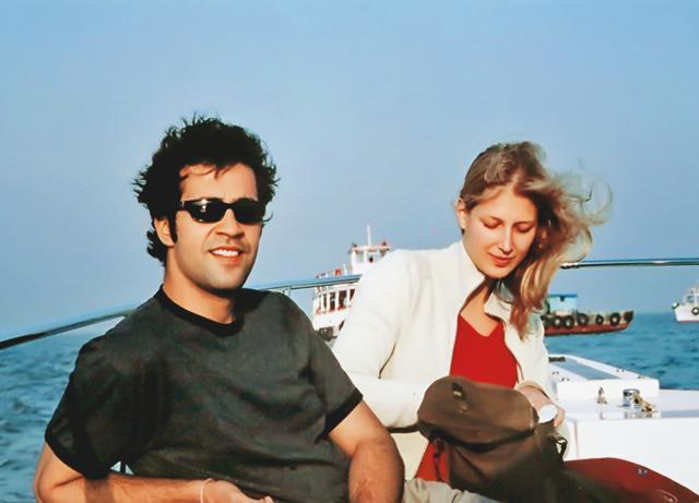 The author with Ella Windsor on a boat to Alibaug The author with Ella Windsor on a boat to Alibaug
