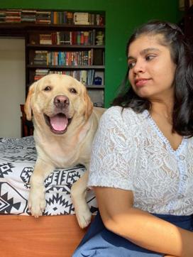 Ankita Dasgupta got her rescue, Sikander, in 2018. Ankita Dasgupta got her rescue, Sikander, in 2018.