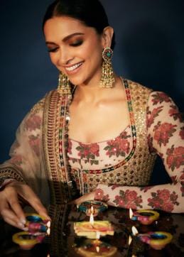 Deepika Padukone feels when it comes to Diwali, ‘things were always extremely simple, and never too big or extravagant.’ (Photo: Neha Chandrakant) Deepika Padukone feels when it comes to Diwali, ‘things were always extremely simple, and never too big or extravagant.’ (Photo: Neha Chandrakant)