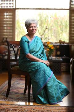 Crafts revivalist Laila Tyabji who recently concluded her annual Diwali Bazaar says, “Both the artisans and the customers were happy to have an event like this happening again” (Photo: Raajessh Kashyap/HT)