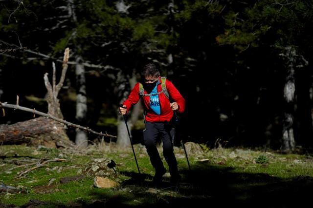 Carlos Soria, 81-year-old Spanish mountain climber trains to climb in the Himalaya mountains next spring as a tribute to the elderly affected by the coronavirus disease (COVID-19) amidst its outbreak. (REUTERS) Carlos Soria, 81-year-old Spanish mountain climber trains to climb in the Himalaya mountains next spring as a tribute to the elderly affected by the coronavirus disease (COVID-19) amidst its outbreak. (REUTERS)