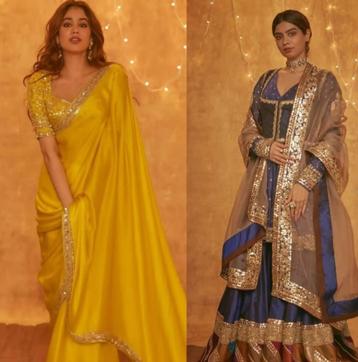 Janhvi Kapoor and Khushi Kapoor’s Diwali looks. Janhvi Kapoor and Khushi Kapoor’s Diwali looks.