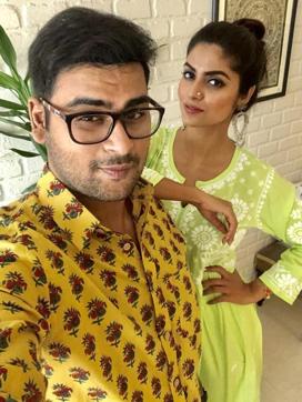 Sayantani with her brother Somrik Ghosh. Sayantani with her brother Somrik Ghosh.