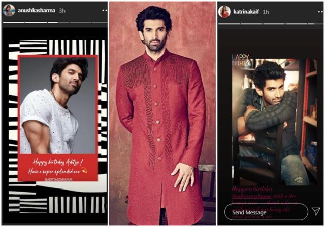 Katrina and Anushka wished Aditya Roy Kapur. Katrina and Anushka wished Aditya Roy Kapur.