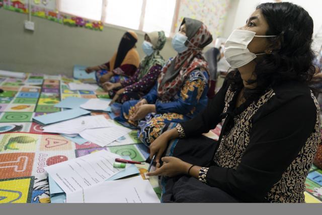 Minority Muslim Rohingya refugees attend a basic English lesson at a slum on the outskirts of Kuala Lumpur, Malaysia. (AP) Minority Muslim Rohingya refugees attend a basic English lesson at a slum on the outskirts of Kuala Lumpur, Malaysia. (AP)