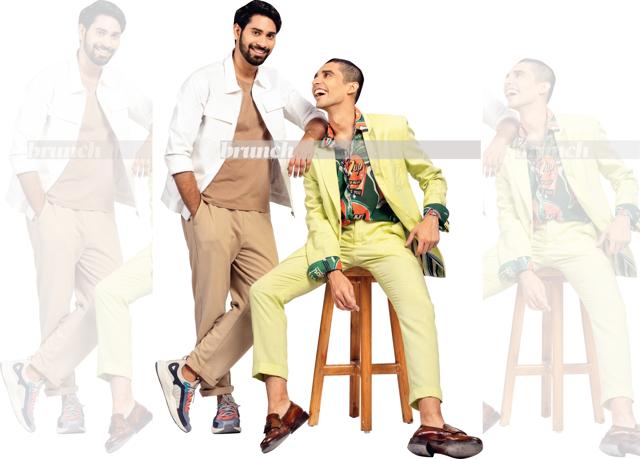 These influencers agree that more conversations about gender and beauty need to be had; On Ankush: Jacket and T-shirt, H&amp;M; pants, Zara; shoes, Reebok; On Siddharth: Blazer, pants and shirt, Sahil Aneja; shoes, Burberry (Shivamm Paathak)