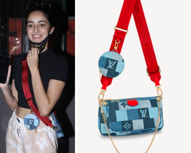 Masked Ananya Panday returns from Dubai decked in limited edition Louis  Vuitton worth over Rs 4 lakh, Rs 3k Playboy joggers. SEE PICS