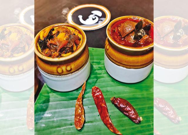 At Mahabelly in Delhi, expect to find Malayali-style tuna, shrimp and buffalo meat pickles