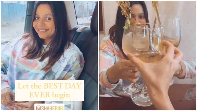 Shaheen Bhatt on her birthday. Shaheen Bhatt on her birthday.